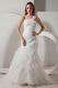 Beautiful Straps Ruffles Layers Skirt Mermaid Bridal Dress Sexy