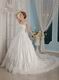 Remarkable Strapless Cathedral Train Designer Wedding Dress