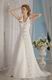 Formal A-Line V-Neck Lace Church Wedding Dress In Florida