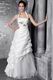 Modest Halter Floor-length Appliqued Wedding Dresses