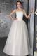 Beading Strapless Floor-length Beautiful Ivory Wedding Dress