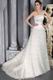 Strapless Ruffles Emberllish Romantic Wedding Dress Manufacturer