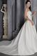 Lace Strapless A-line Floor Length Ivory Wedding Dress