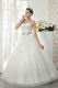 2014 Style Cheap Beading Bodice Lace Up Tulle Wedding Dress