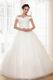 Hot Sale Off The Shoulder Ivory Wedding Dress With Applique