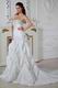 Appliques Embroidery Chapel Wedding Dresses Cheap