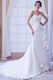 Cheap Sweetheart Neck Appliques Bodice A-line Skirt Bridal Gown