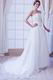 Romantic Sweetheart Ruched Bodice Ivoy Organza Bridal Dress