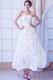 Glamorous Strapless Skirt White Taffeta Bridal Dress Beading Decorate