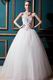Noble Crystals Basque Aline Cream Outdoor Bridal Wedding Dress