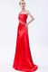 Sexy One Shoulder Empire Scarlet Evening Dress Discount