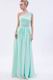 Designer One Shoulder Light Green Evening Dress Stars Wear