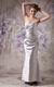 Fishtail Skirt Beaded Sliver 2012 Evening Dress Petite