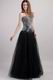 Floor Length Designer Black Women Evening Dress