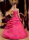 Strapless Coral Red Quinceanera Dress With Applique