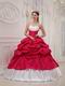 Sweetheart Neckline Handmade Dress for a Quinceanera Party