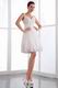 Appliqued Ivory Chiffon Custom Made Graduation Dresses