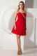 Spaghetti Straps Wine Red Graduation Short Dress Low Price