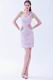 Sexy One Shoulder Lilac Chiffon Graduation Dress For Discount