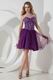 Crystals Grape Sweet Sixteen Dresses With Sweetheart Neck