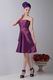 Classic Strapless Plum Vintage Homecoming Taffeta Dress