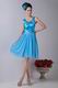 Straps Square Aqua hort Modest Homecoming Dress