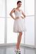 Appliqued Ivory Custom Made Homecoming Dresses