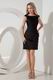Modest Off Shoulder Layers Homecoming Dress Black
