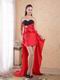 Red New Trender Hi-Lo Prom Dress For Women Wear