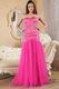 Classic Sweetheart Crystals Fuchsia Fomal Evening Dress