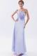 Elegant One Shoulder Cross Back Lavender Prom Dresses For Women