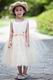 Wholesale Cute Square Champagne Infant Flower Girl Dress Shop