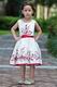 Wholesale Scoop Embroidery Belt A-line Flower Girl Dresses