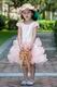 Cheap Scoop Neck Cap Sleeves Short Pink Infant Flower Girl Dress