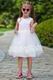 Lovely Scoop Belt Appliques Baby Flower Girl Dress Online