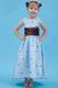 Lovely Scoop A-line Belt Blue Taffeta Toddler Flower Girl Dress