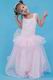 Vintage Straps Pink Organza Girls Flower Girl Dresses