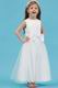 Wholesale Scoop Crystal White Organza Find Flower Girl Dresses Online