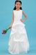 Cute Scoop Appliues Beading Sequin Bubble Flower Girl Dresses