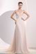 Beautiful Straps Cross Back Seashell Chiffon Prom Dress 2014