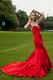 Sweetheart Mermaid Make My Own Red Prom Dresses Petite