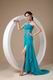 Sweetheart Teal Blue Prom Dress With High Leg Side Split