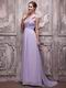 Hot Sell Lavender Social Occasion Prom Dress With One Shoulder Skirt