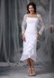 Layers Skirt Mother Of The Bride Dress With Lace Long Sleeves Modest