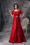 Modest Scoop Neck Mother Of The Bride Dress Wine Red Modest