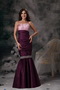 Spaghetti Straps Purple Mermaid Mother Of The Bride Dress With Jacket Modest