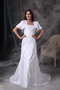 Strapless White Taffeta Mother Of The Bride Dress With Jacket Modest