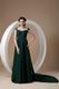 Cheap Watteau Train Dark Green Mother Of The Bride Dress