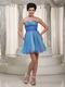 Multi-Color Sweetheart Mini-length Net Dress For Paty Girl Knee Length Sexy