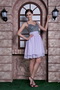 Lilac Spaghetti Straps Knee-length Dresses For Homecoming Knee Length Sexy